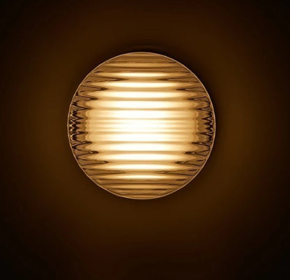 Modern Round LED Wall Light – Sleek Frosted Glass Design for Soft Ambience