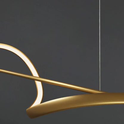 Whisper Linear Island Light – Elegant LED Pendant for Modern Interiors