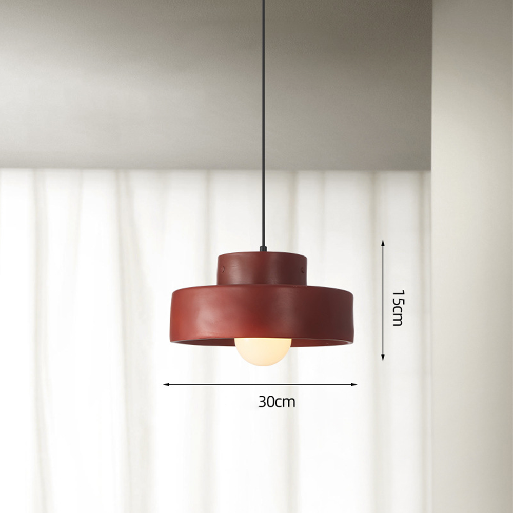 Bray Modern Resin Pendant Light – Sleek Design with Bold Colours