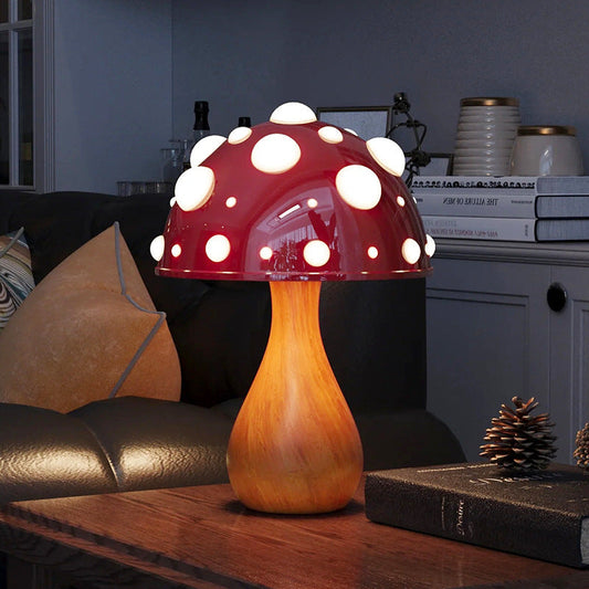 Vintage Mushroom Table Lamp – Elegant Decorative Lighting for Your Home