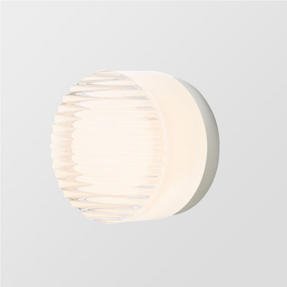 Modern Round LED Wall Light – Sleek Frosted Glass Design for Soft Ambience