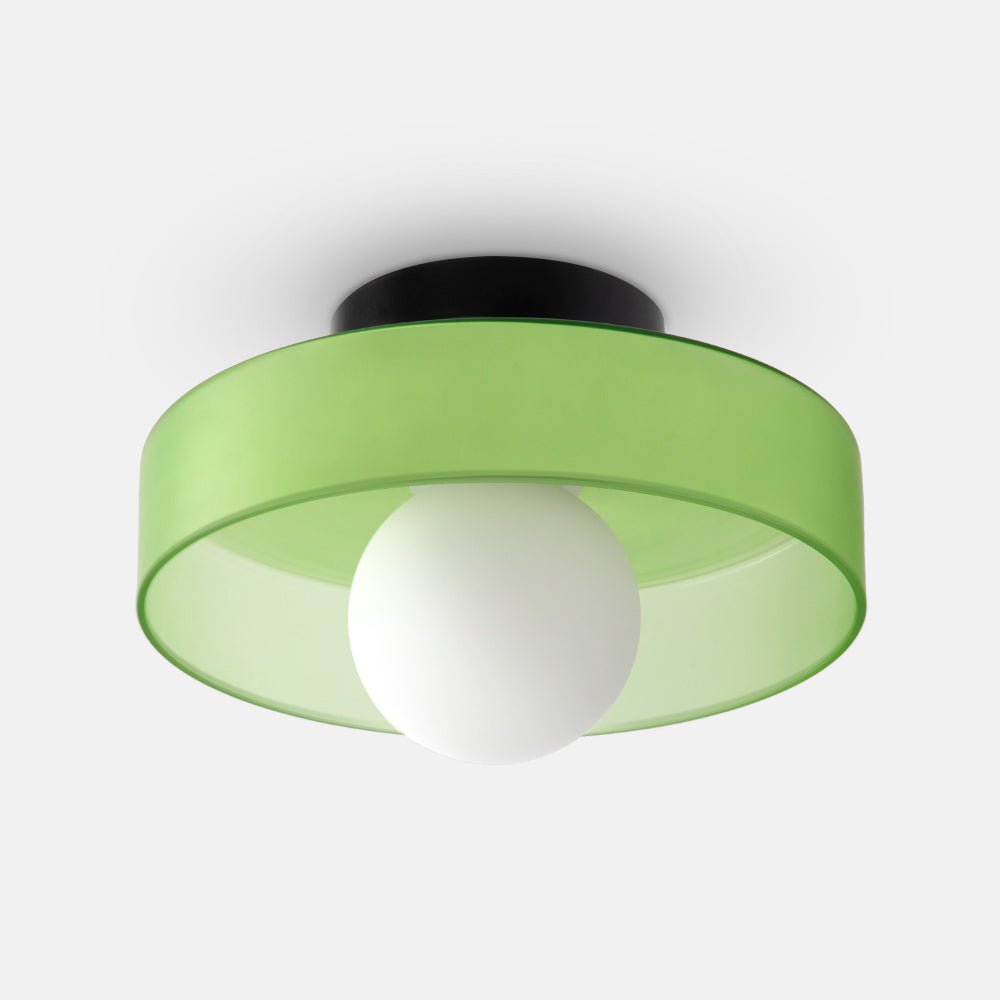 Modern Round Glass Ceiling Light – Elegant & Minimalist Design