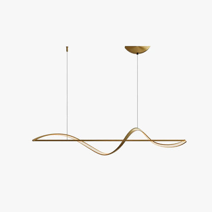 Whisper Linear Island Light – Elegant LED Pendant for Modern Interiors