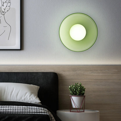 Modern Round Glass Ceiling Light – Elegant & Minimalist Design