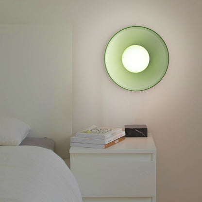 Modern Round Glass Ceiling Light – Elegant & Minimalist Design