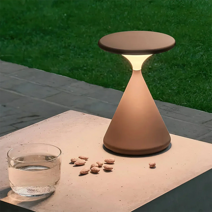 SableLume LED Hourglass Lamp – Elegant, Wireless & Dimmable Lighting