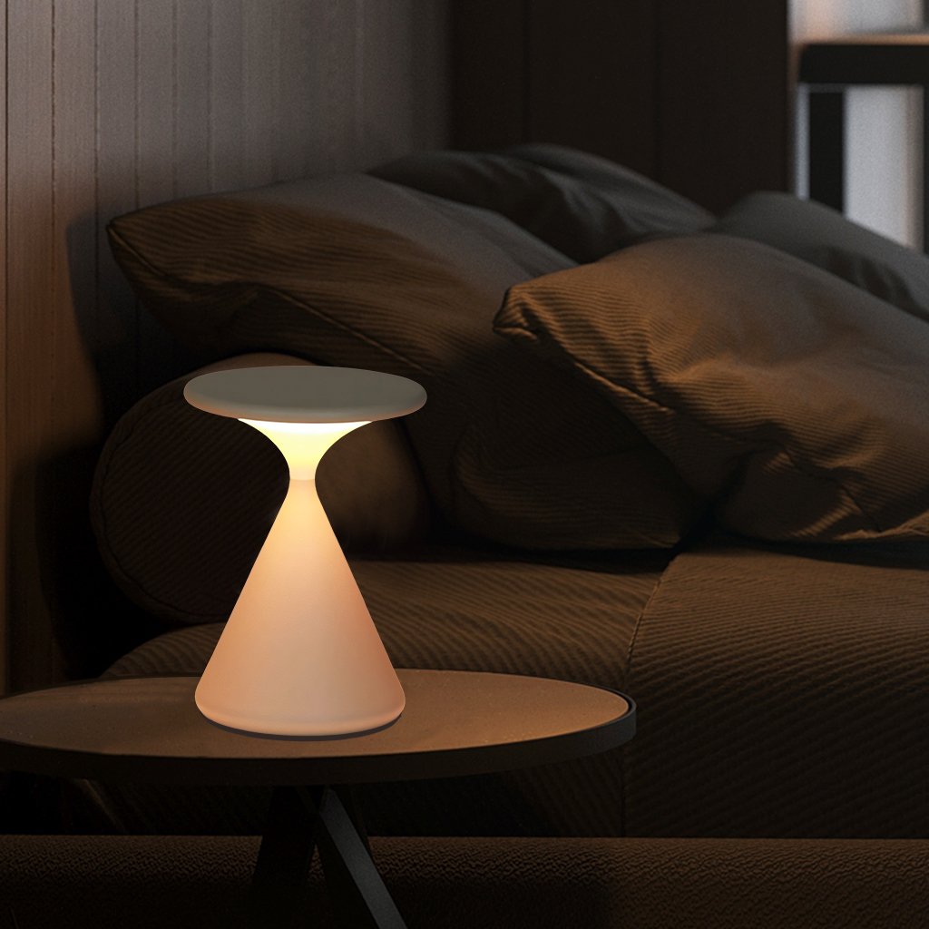 SableLume LED Hourglass Lamp – Elegant, Wireless & Dimmable Lighting