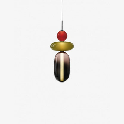 Kandiertes Glas Pendant Light – Vibrant LED Glass Fixture for a Stylish Interior