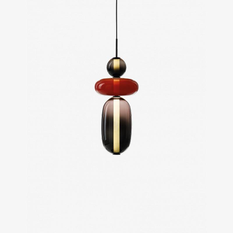 Kandiertes Glas Pendant Light – Vibrant LED Glass Fixture for a Stylish Interior