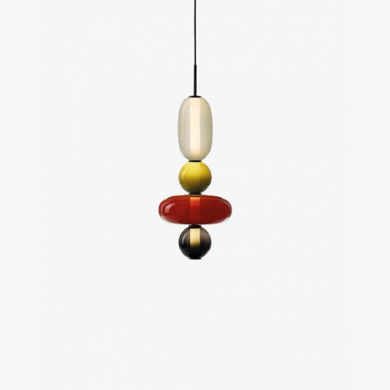 Kandiertes Glas Pendant Light – Vibrant LED Glass Fixture for a Stylish Interior