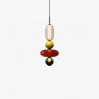 Kandiertes Glas Pendant Light – Vibrant LED Glass Fixture for a Stylish Interior