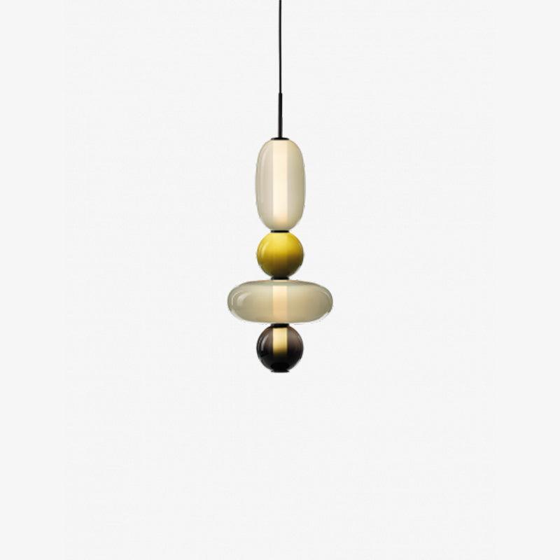 Kandiertes Glas Pendant Light – Vibrant LED Glass Fixture for a Stylish Interior