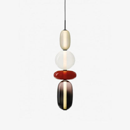 Kandiertes Glas Pendant Light – Vibrant LED Glass Fixture for a Stylish Interior