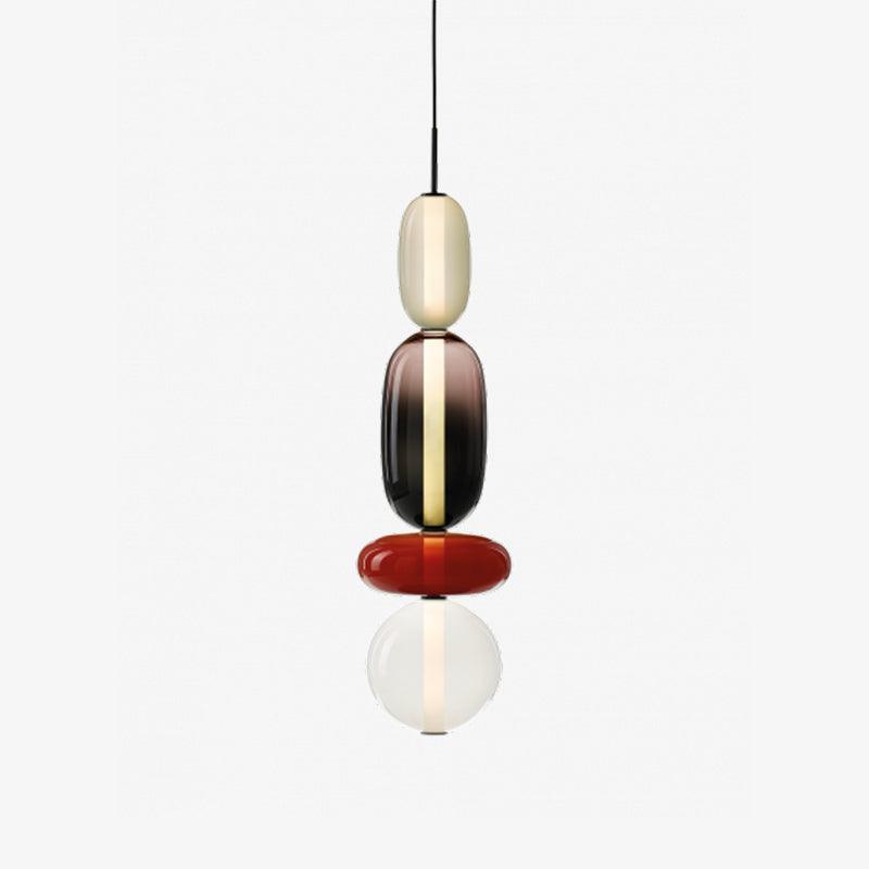 Kandiertes Glas Pendant Light – Vibrant LED Glass Fixture for a Stylish Interior