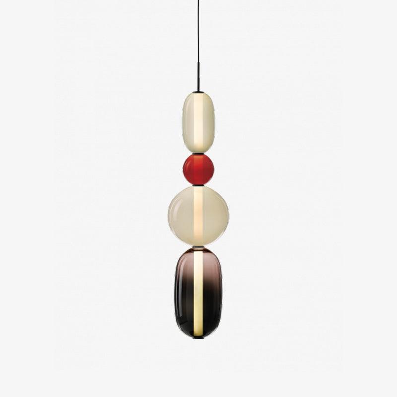 Kandiertes Glas Pendant Light – Vibrant LED Glass Fixture for a Stylish Interior