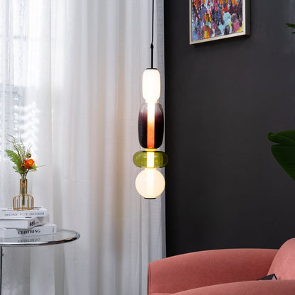 Kandiertes Glas Pendant Light – Vibrant LED Glass Fixture for a Stylish Interior