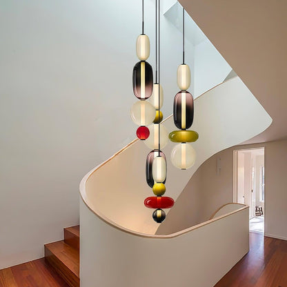 Kandiertes Glas Pendant Light – Vibrant LED Glass Fixture for a Stylish Interior