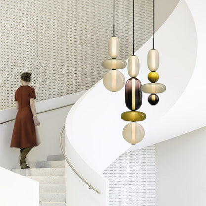 Kandiertes Glas Pendant Light – Vibrant LED Glass Fixture for a Stylish Interior