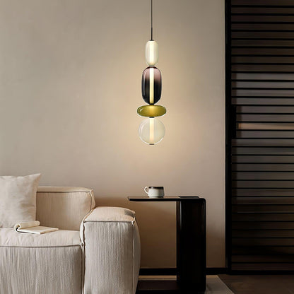 Kandiertes Glas Pendant Light – Vibrant LED Glass Fixture for a Stylish Interior