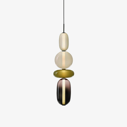 Kandiertes Glas Pendant Light – Vibrant LED Glass Fixture for a Stylish Interior