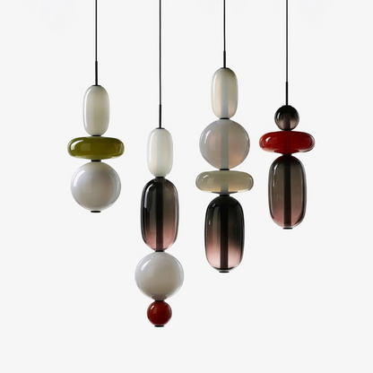 Kandiertes Glas Pendant Light – Vibrant LED Glass Fixture for a Stylish Interior