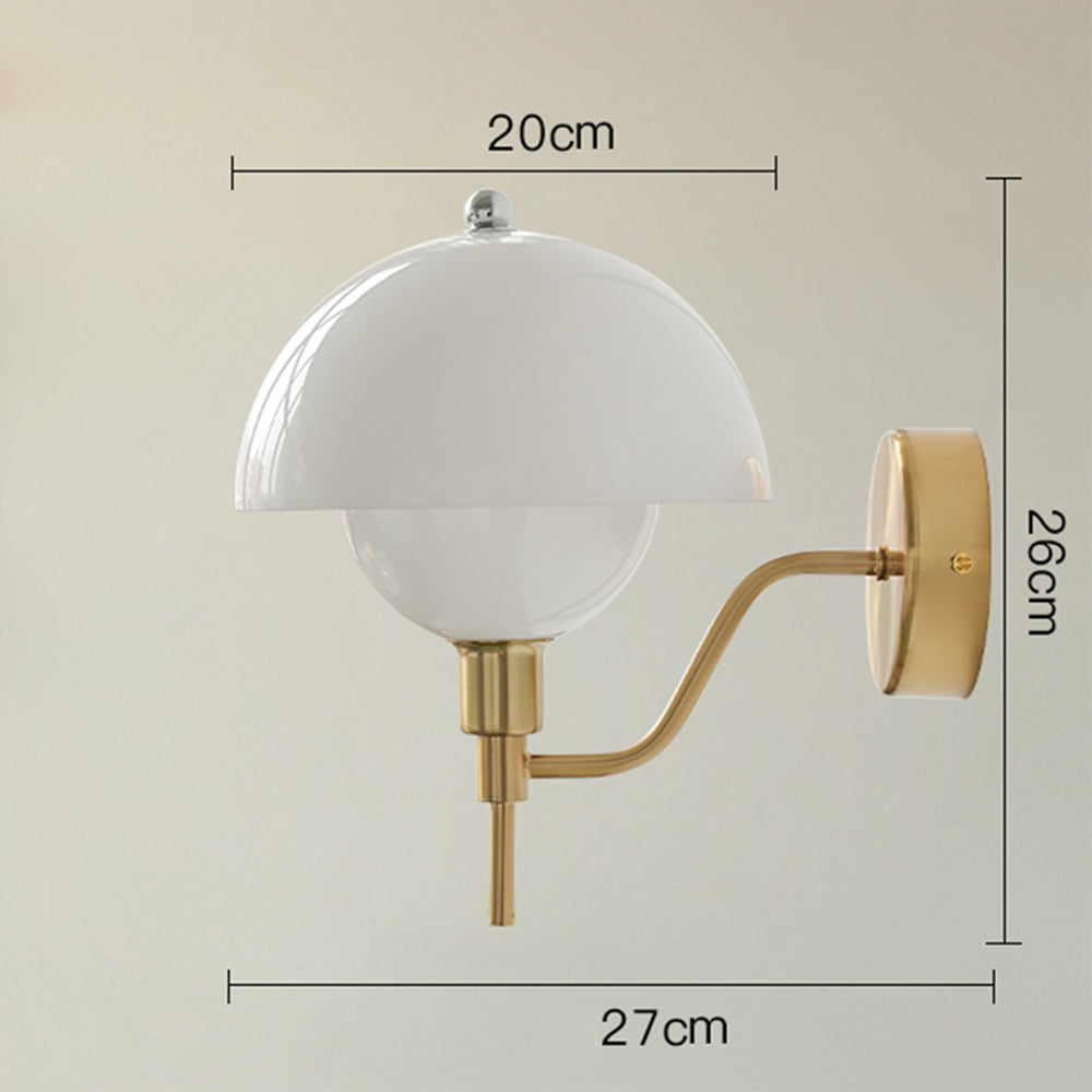 Cream Mushroom Hallway Wall Light – A Touch of Nature-Inspired Elegance