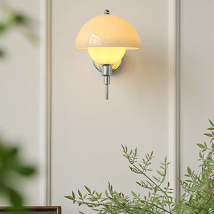 Cream Mushroom Hallway Wall Light – A Touch of Nature-Inspired Elegance