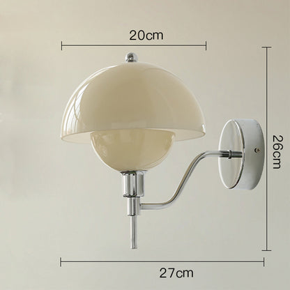 Cream Mushroom Hallway Wall Light – A Touch of Nature-Inspired Elegance