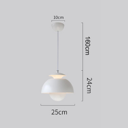 Nordic Modern LED Pendant Light – Elegant Floral-Inspired Scandinavian Design