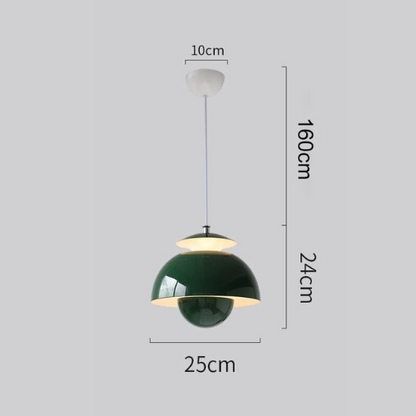 Nordic Modern LED Pendant Light – Elegant Floral-Inspired Scandinavian Design