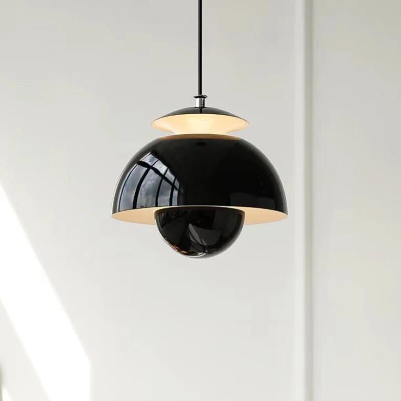 Nordic Modern LED Pendant Light – Elegant Floral-Inspired Scandinavian Design