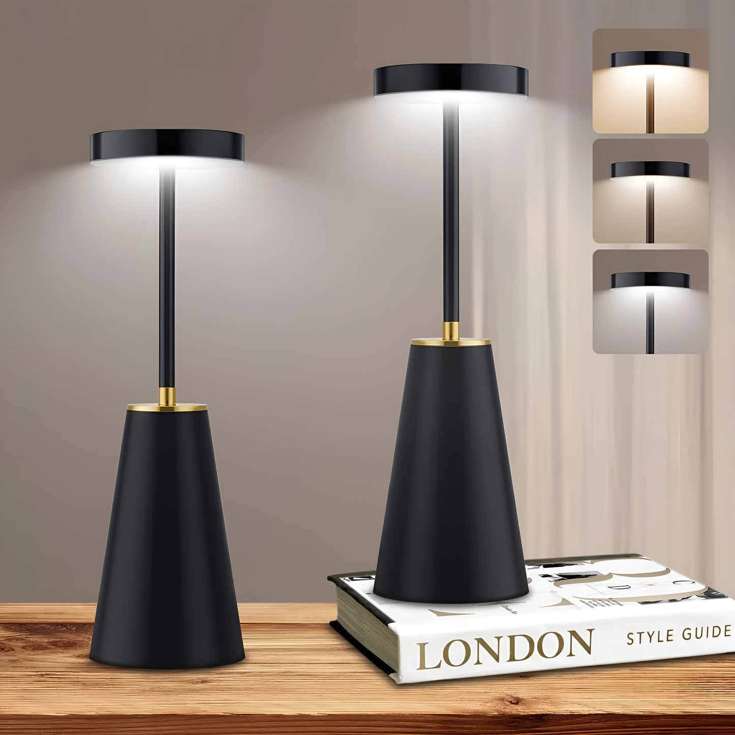 Sleek Lamp | Elegant Wireless Table Lamp with Customizable Lighting