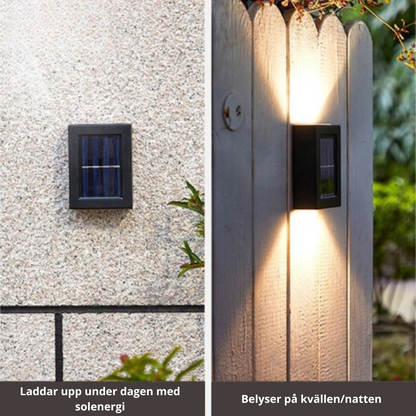 Solar LED Wall Lamps – Modern, Eco-Friendly Outdoor Lighting