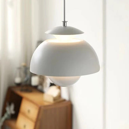 Nordic Modern LED Pendant Light – Elegant Floral-Inspired Scandinavian Design