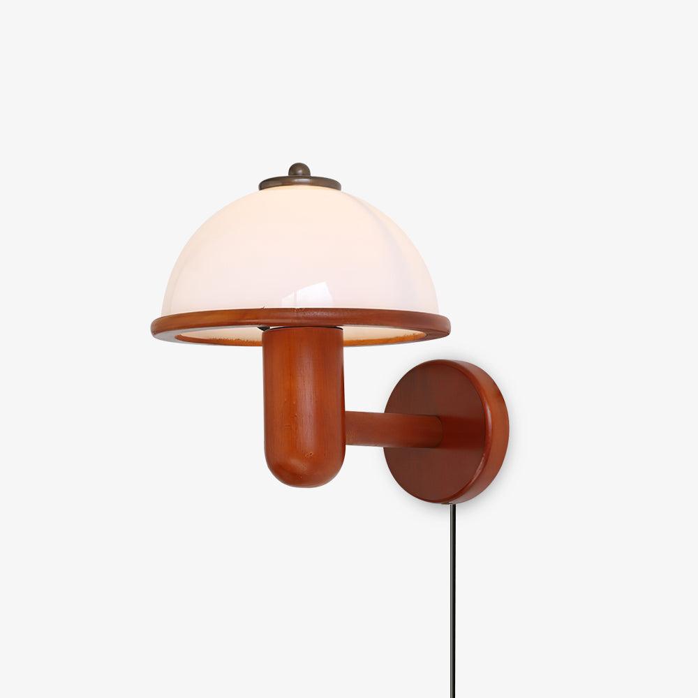 WoodMush Mushroom-Shaped Wall Lamp – Natural and Playful Lighting for Your Home