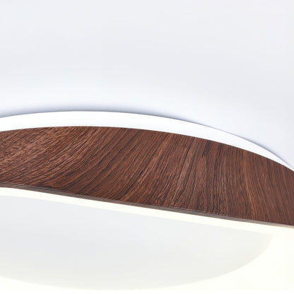 Nordic Wood Grain Ceiling Light – Elegant & Energy-Efficient LED Illumination