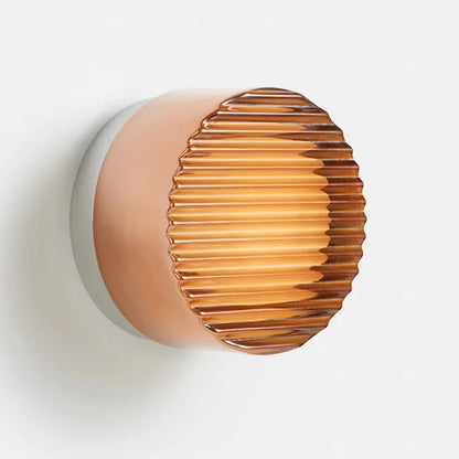 Modern Round LED Wall Light – Sleek Frosted Glass Design for Soft Ambience