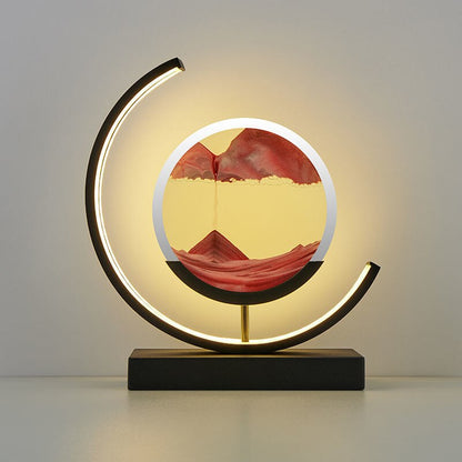 Flowing Sand Art Table Lamp – A Mesmerizing Blend of Light & Motion