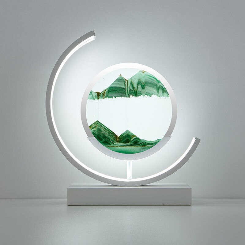 Flowing Sand Art Table Lamp – A Mesmerizing Blend of Light & Motion