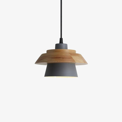 Stone & Wood Pendant Light – Natural Elegance for Modern Interiors