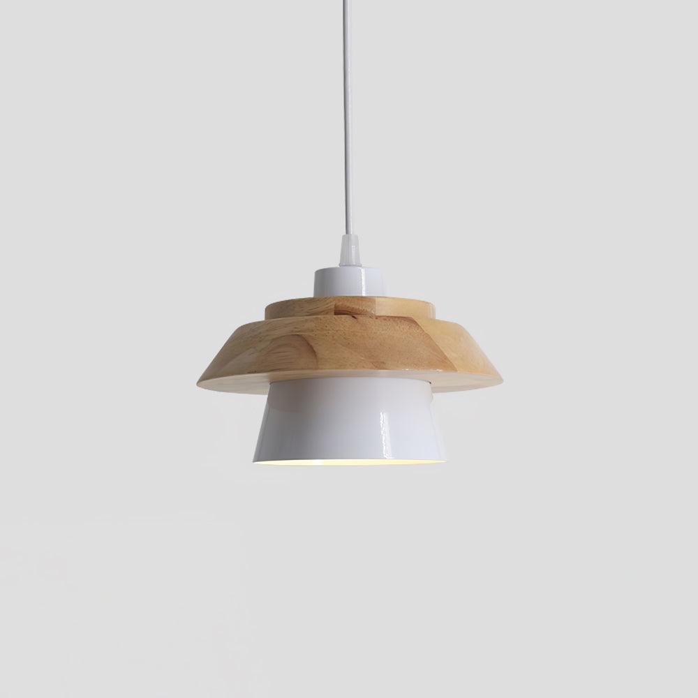 Stone & Wood Pendant Light – Natural Elegance for Modern Interiors