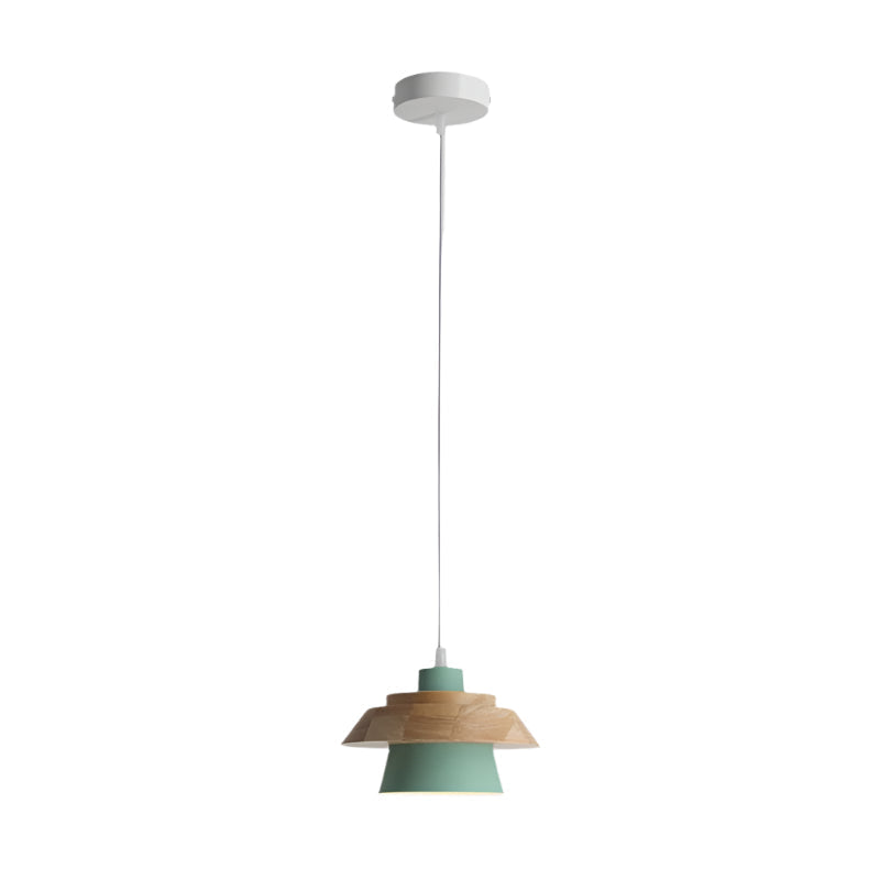 Stone & Wood Pendant Light – Natural Elegance for Modern Interiors