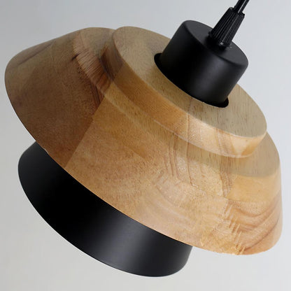 Stone & Wood Pendant Light – Natural Elegance for Modern Interiors