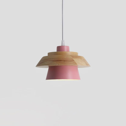 Stone & Wood Pendant Light – Natural Elegance for Modern Interiors