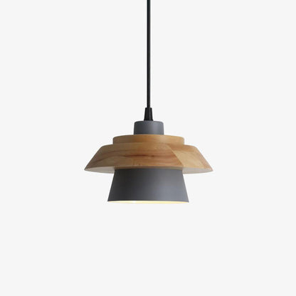 Stone & Wood Pendant Light – Natural Elegance for Modern Interiors