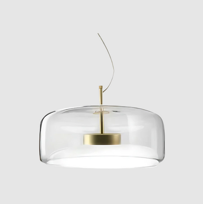 Trio de Hailie – Modern Glass and Metal Pendant Light Set