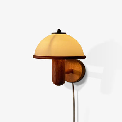 WoodMush Mushroom-Shaped Wall Lamp – Natural and Playful Lighting for Your Home