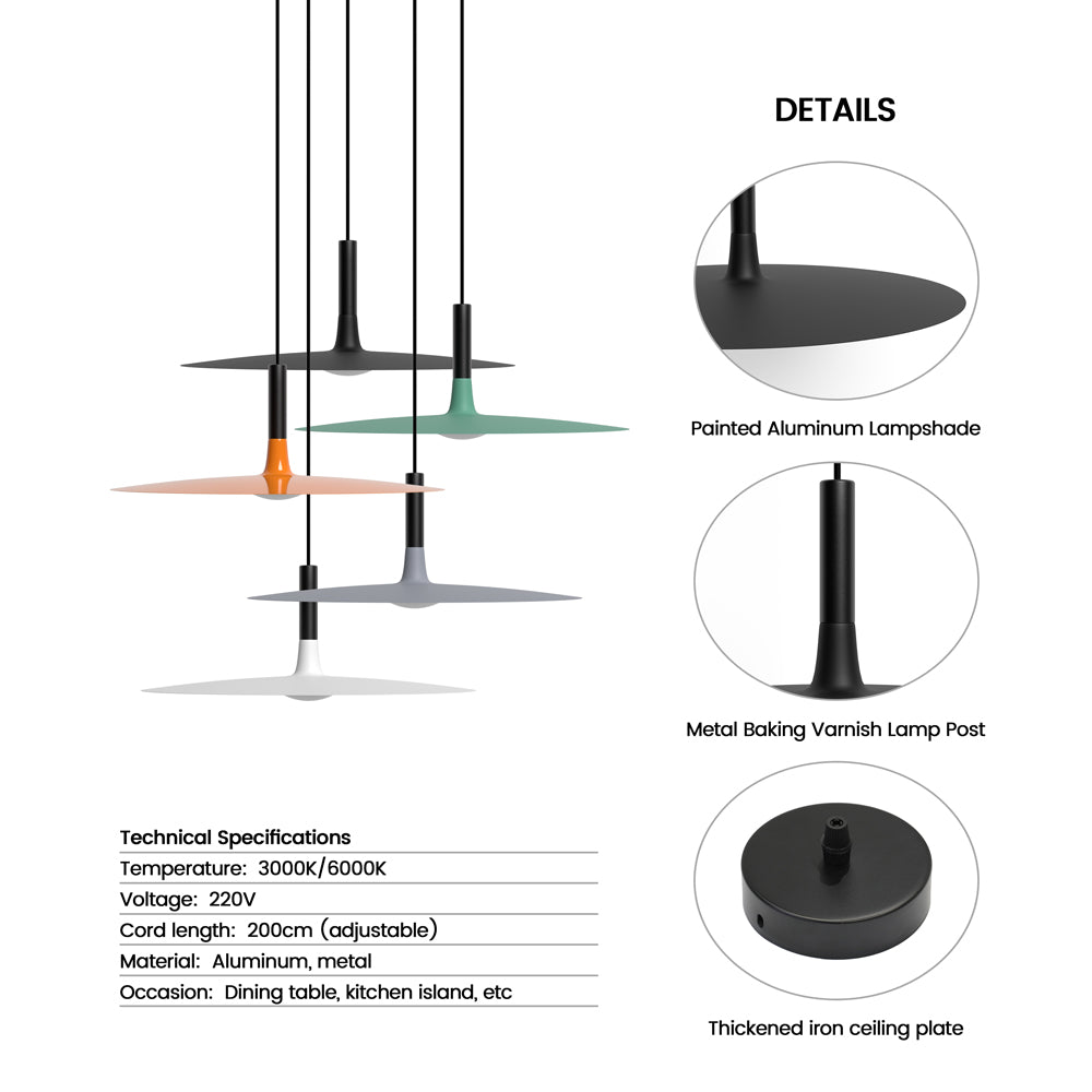 Solen LED Flat Pendant – Simple Design, Modern Lighting