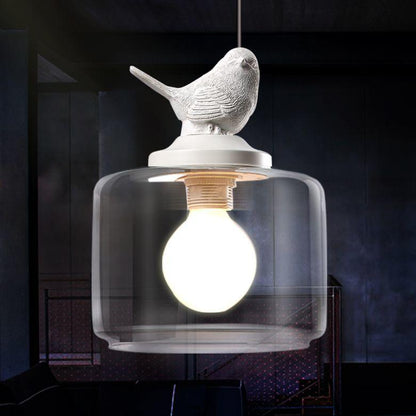 Bird-Inspired Pendant Light – Whimsical Elegance with Warm Illumination