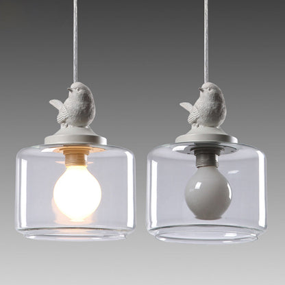 Bird-Inspired Pendant Light – Whimsical Elegance with Warm Illumination